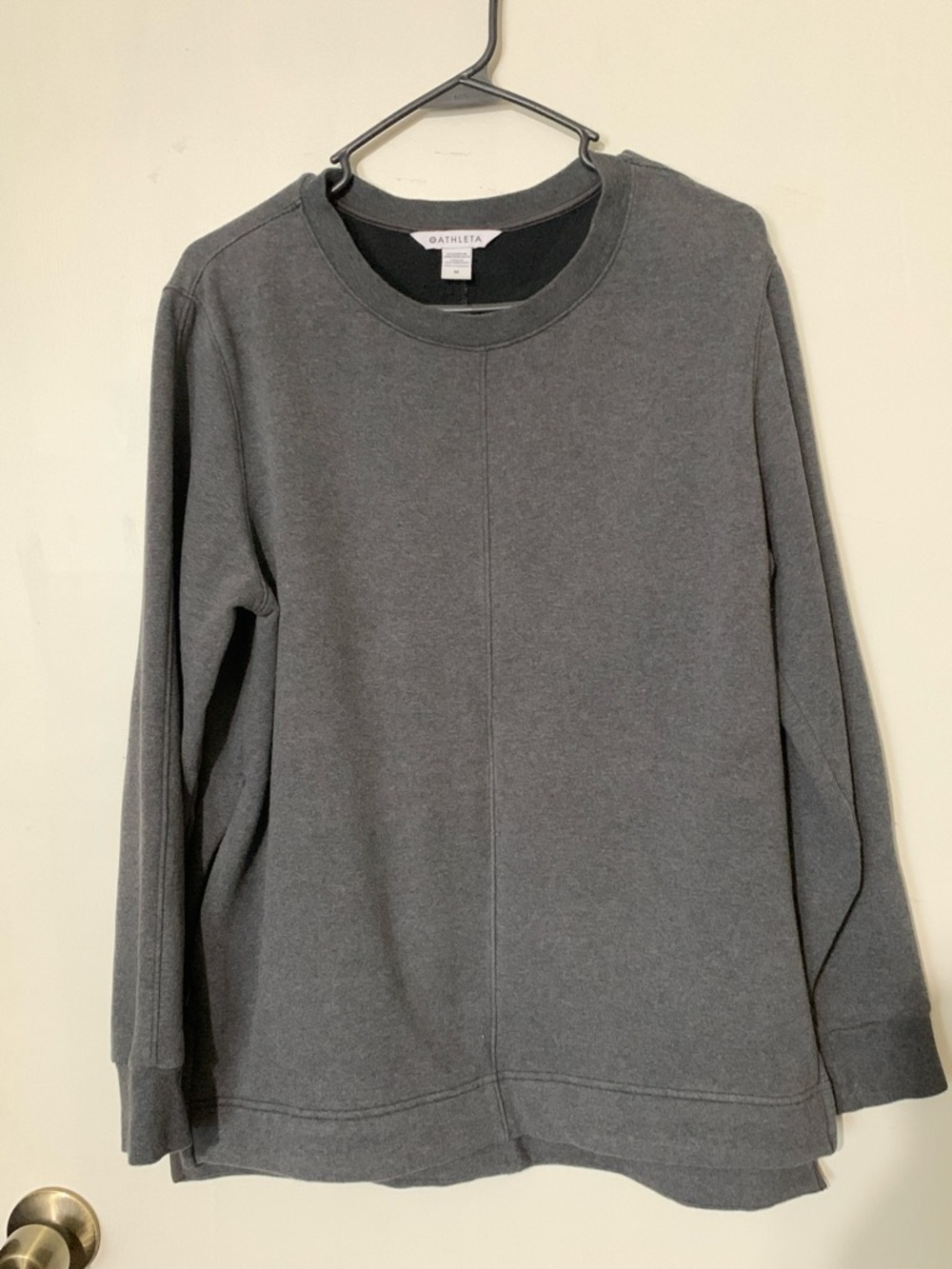 Athleta Men's Charcoal Gray Crewneck Sweatshirt